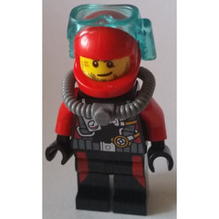 LEGO Scuba Diver, Male without Flippers Minifigure