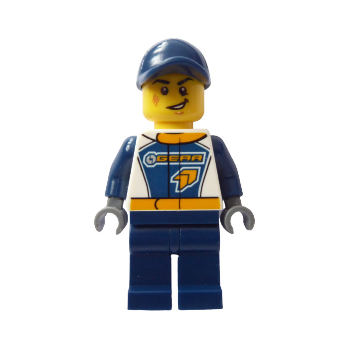 LEGO Dragster Transporter Mechanic Minifigure