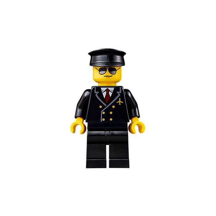 LEGO Airport VIP Service Pilot Minifigure