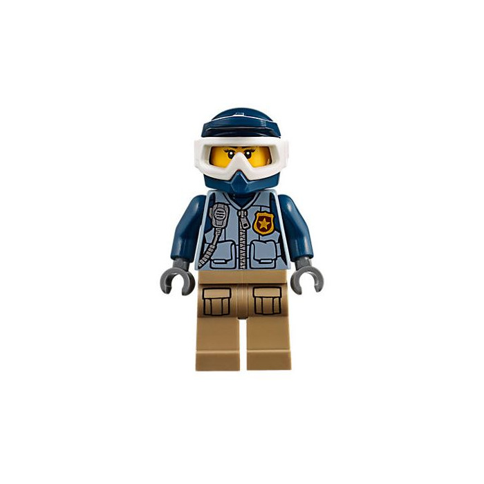 LEGO Officer with Helmet Minifigure