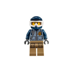 LEGO Officer with Helmet Minifigure