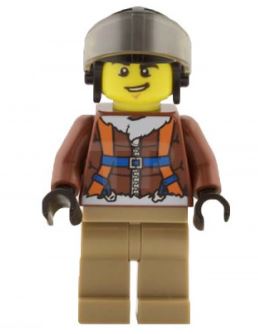 LEGO Arctic Helicopter Pilot, Male Minifigure