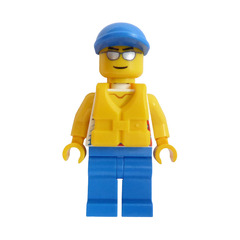 LEGO Male Wind Surfer with Life Jacket Minifigure