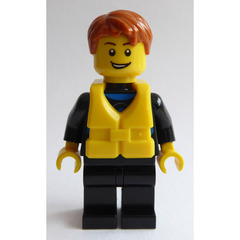 LEGO Surfer in Wetsuit with Life Jacket Minifigure