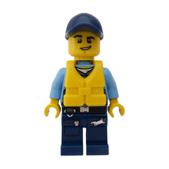 LEGO Police officer with Life Preserver Minifigure