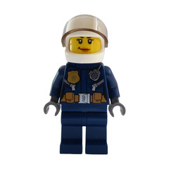 LEGO Police Woman Motorcyclist Minifigure
