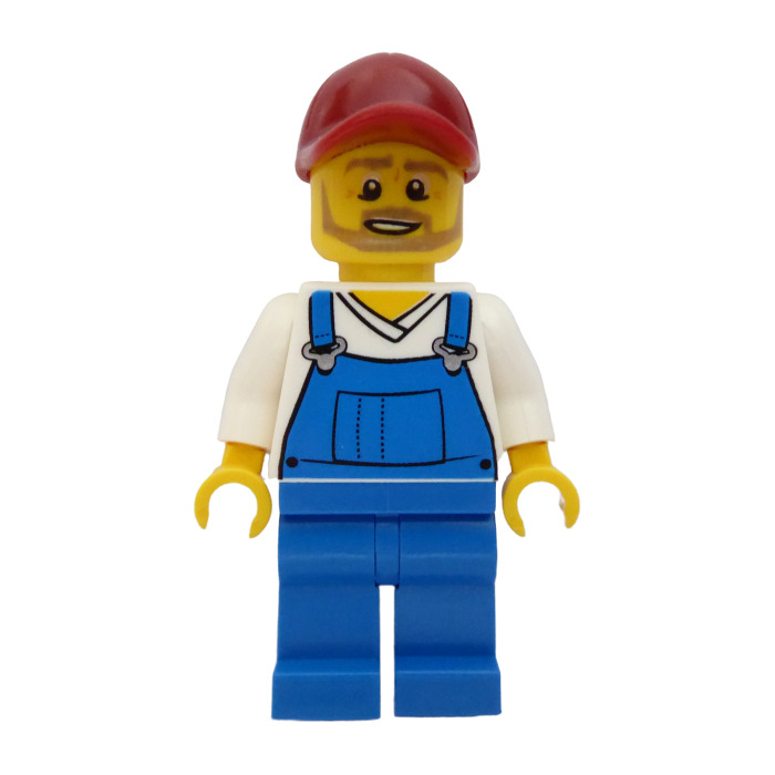 LEGO Gardener Georg in Overalls Minifigure