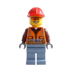 LEGO Lumberjack with Brown Shirt Minifigure