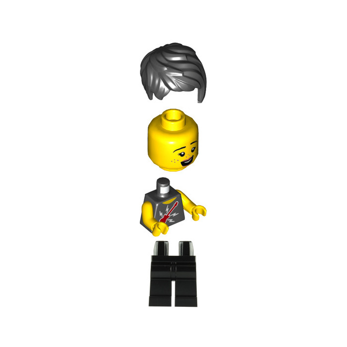 LEGO Woman in Rock Band Shirt Minifigure