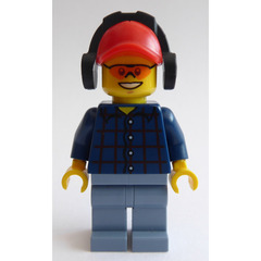 LEGO Male Dark Blue Shirt Minifigure