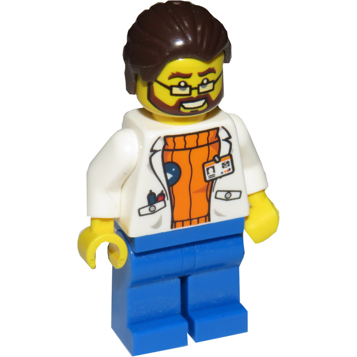 LEGO Arctic Scientist with Glasses and Beard Minifigure