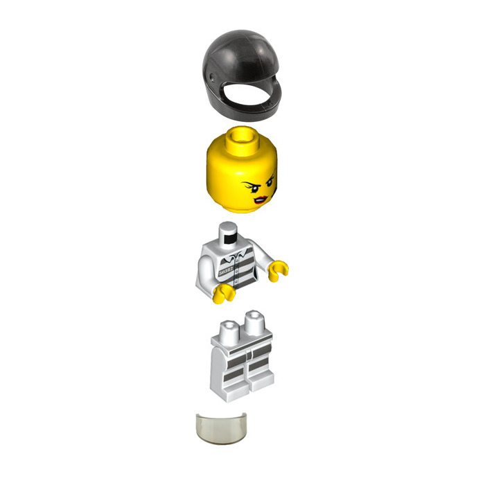LEGO Criminal with helmet Minifigure