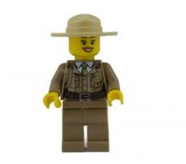 LEGO Female Forest Police Officer Minifigure