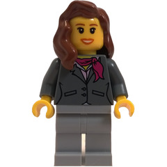LEGO Woman with Scarf and Blouse Minifigure