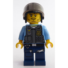 LEGO Policeman with Riot Helmet Minifigure