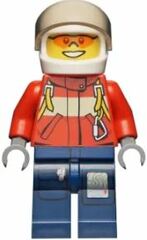 LEGO Male Fire Helicopter Pilot Minifigure