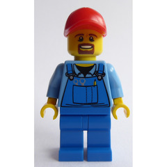 LEGO Training Jet Transporter Truck Driver Minifigure
