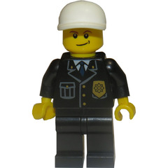 LEGO Policeman with White Cap Minifigure