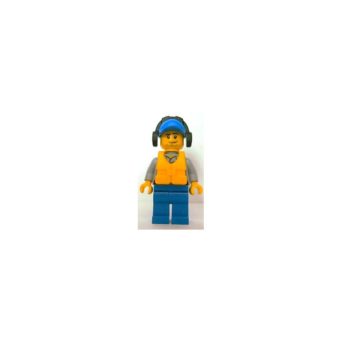 LEGO Coast Guard Crew Member with Headphones Minifigure