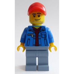 LEGO Male Dune Buggy Driver Minifigure
