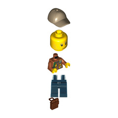 LEGO Jungle Explorer Minifigure