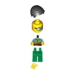 LEGO Tourist with Life Jacket Minifigure