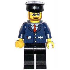 LEGO Train Conductor Minifigure