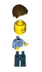 LEGO Male Service Station Worker Minifigure