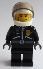 LEGO Motorcycle Cop with White Helmet Minifigure