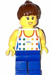 LEGO Marina Girl with Rainbow Star Tank Top Minifigure