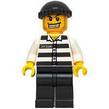 LEGO Prisoner 50380 with Gold Tooth and Knitted Cap Minifigure