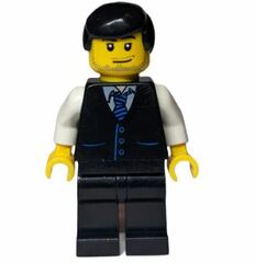 LEGO Man with Black Vest Minifigure