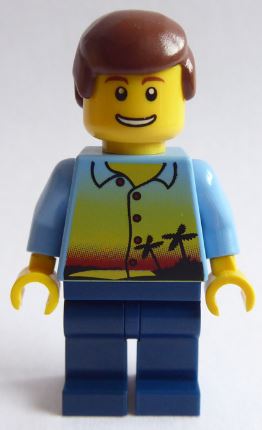 LEGO Train Passenger male 7938 Minifigure