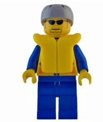 LEGO Kayaker with Lifejacket and Sunglasses Minifigure