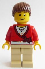 LEGO Train Passenger with Sweater Minifigure