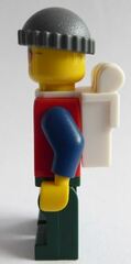 LEGO Hiker with White Backpack Minifigure