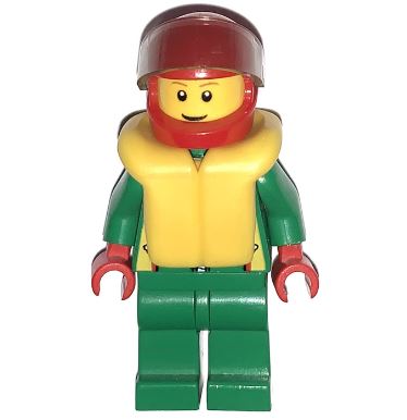 LEGO Catamaran Driver with Helmet and Lifejacket Minifigure