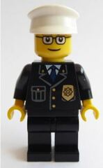 LEGO Policeman with Gold Badge and Buttons Minifigure