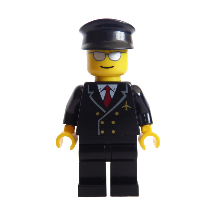 LEGO Airline Pilot with Mirrored Sunglasses Minifigure