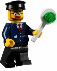 LEGO Passenger Train Conductor Minifigure