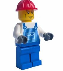 LEGO Worker in Overalls Minifigure