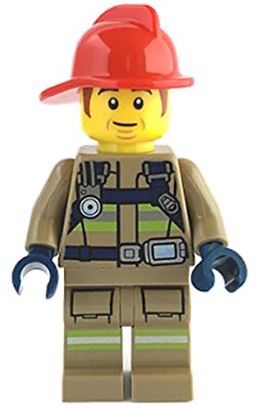 LEGO Fireman Bob Minifigure