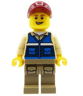 LEGO Wildlife Rescue Driver with Cap Minifigure