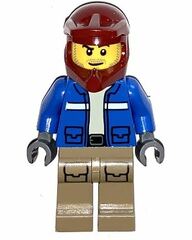 LEGO Wildlife Rescue Driver with Helmet Minifigure