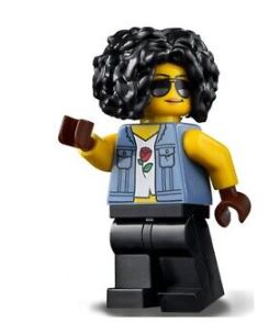LEGO Female Stunt Bike Rider Minifigure