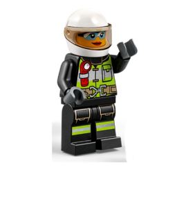 LEGO Female Motorcycle Firefighter Minifigure