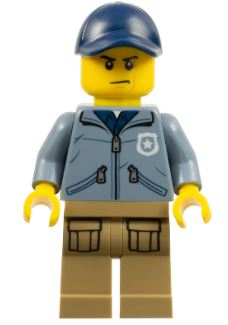 LEGO Police Office (Sand Blue Jacket) Minifigure