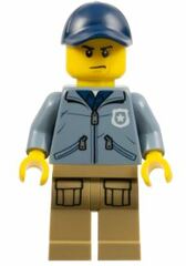 LEGO Police Office (Sand Blue Jacket) Minifigure