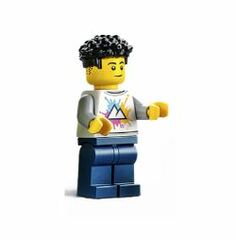 LEGO Male with Mountain Shirt Minifigure