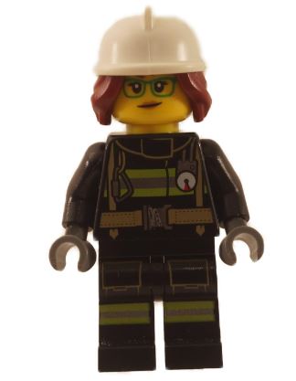 LEGO Female Firefighter Chief Minifigure